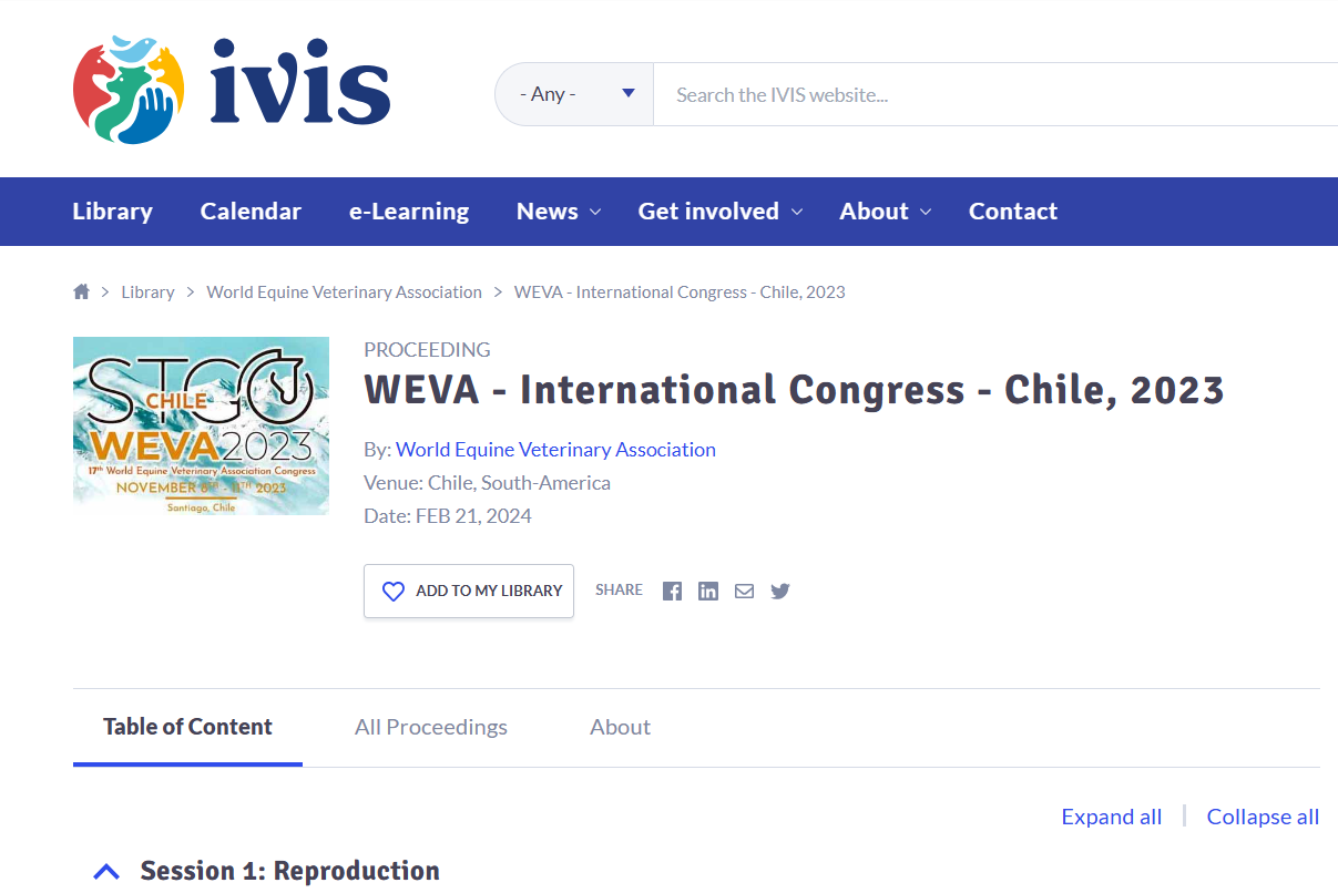 IVIS Chile Proceeding